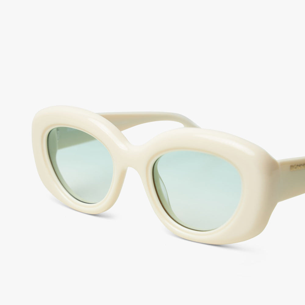  Bonnie Clyde Portal Sunglasses Off White / Green、mySite、merchandisen