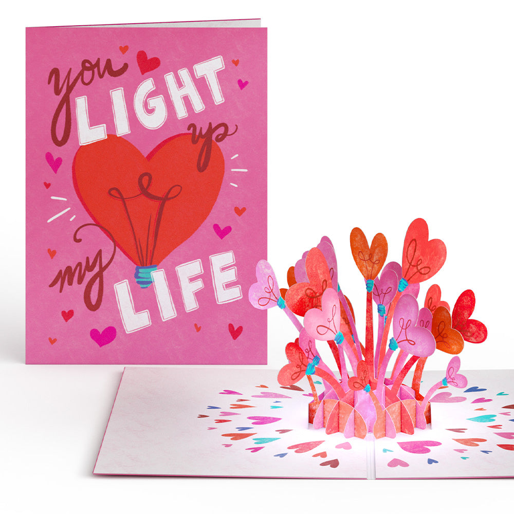 You Light Up My Life Light-Up Pop-Up Card、mySite、solidvoid