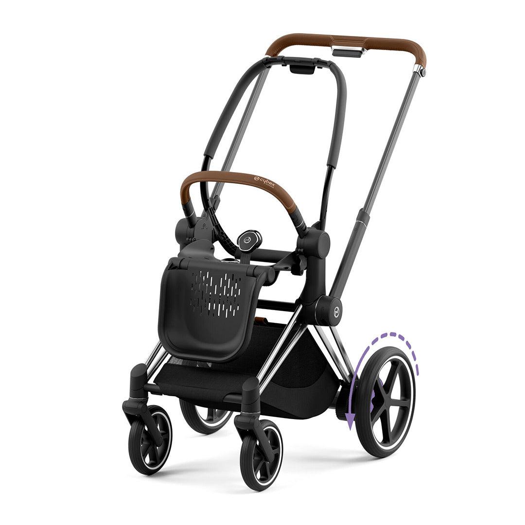  CYBEX e-Priam Frame + Seat Hardpart - Chrome Brown、mySite、merchandisen