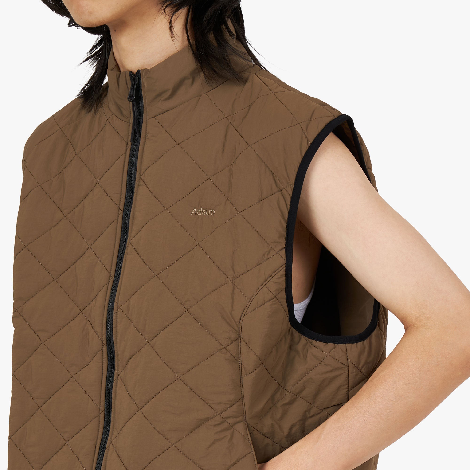  Adsum Diamond Vest / Coyote、mySite、merchandisen