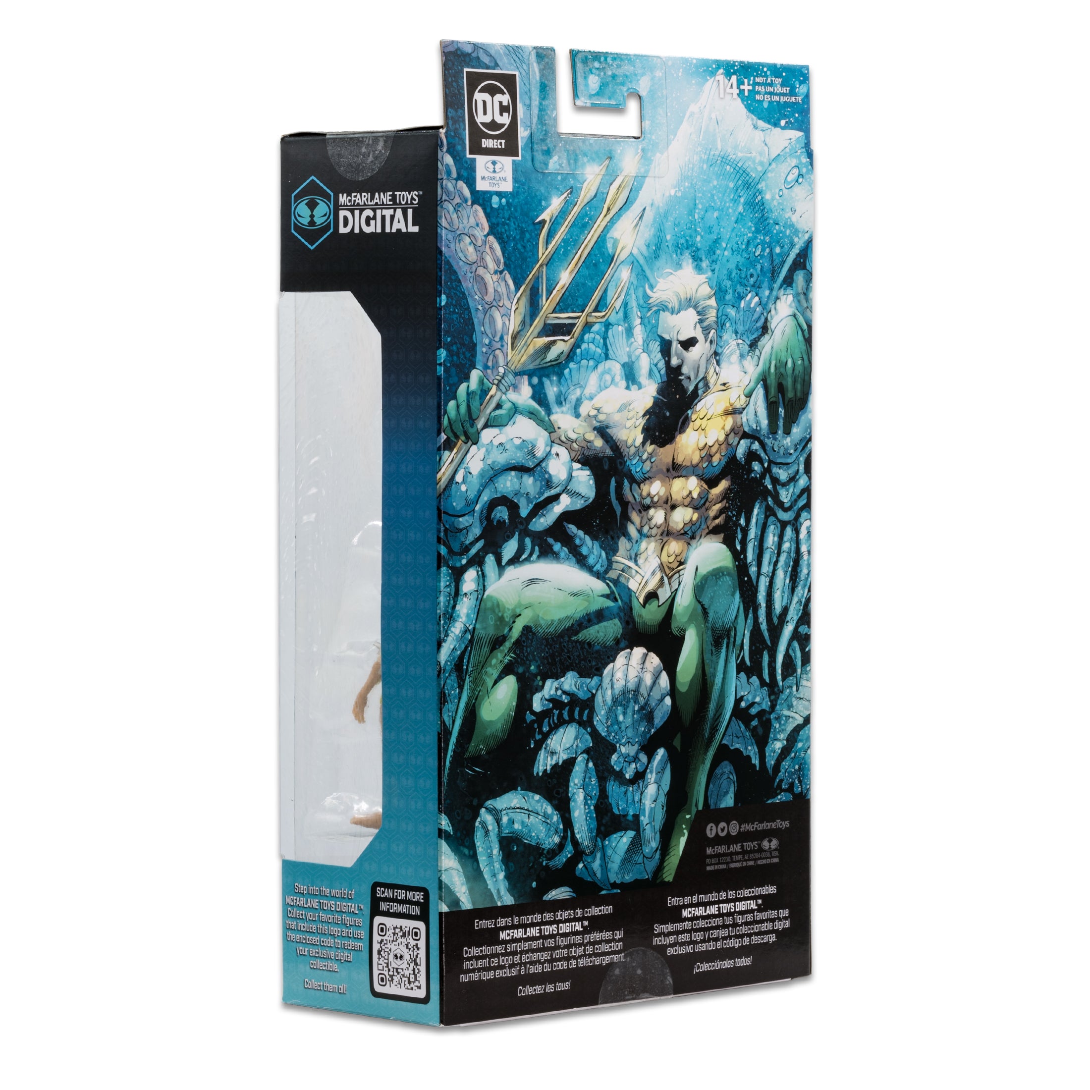DC Direct Aquaman (DC Classic) with McFarlane Toys Digital Collectible、mySite、hgirdovlk