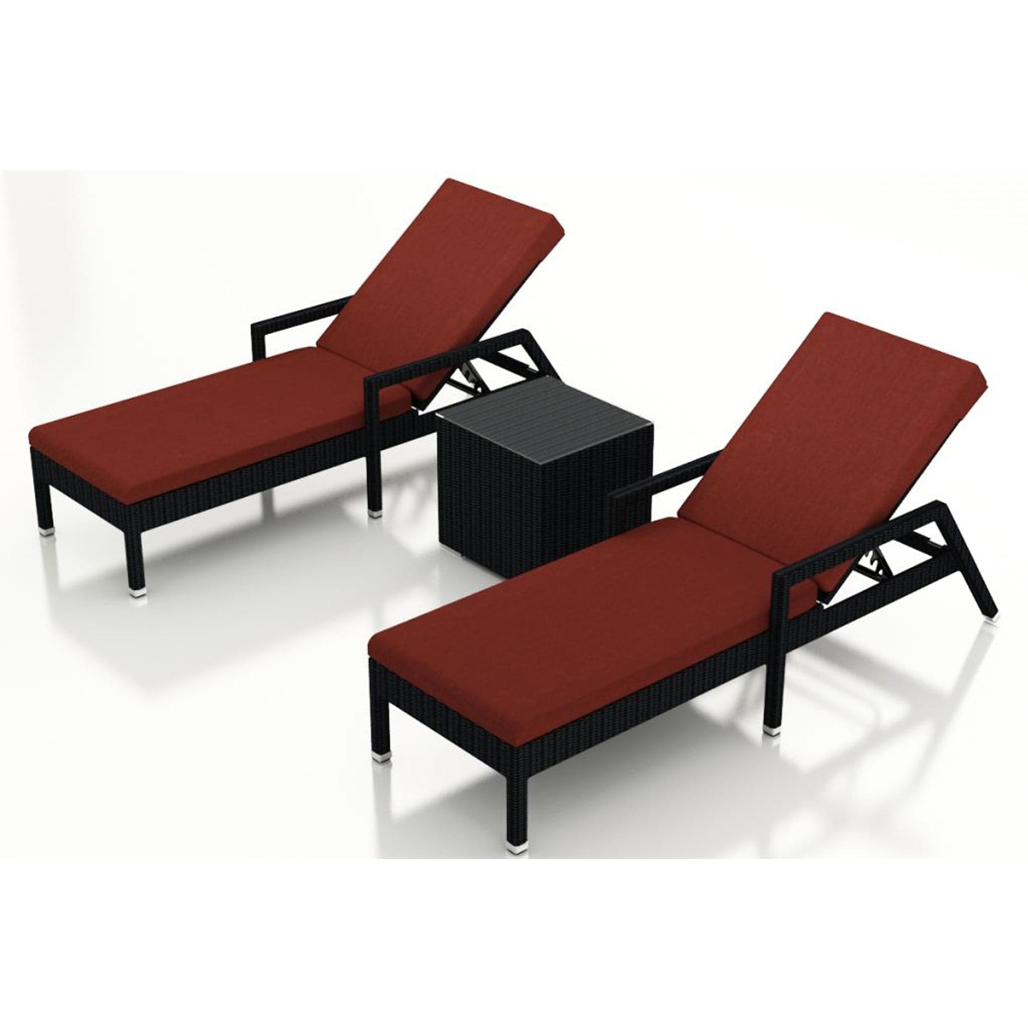 Urbana 3 Piece Reclining Chaise Lounge Set、mySite、neckold