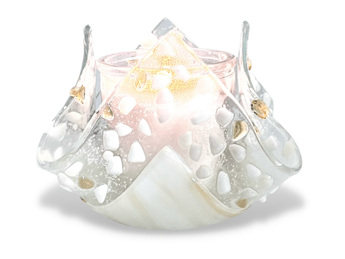 Yahrzeit Candle Holder - White and Gold、mySite、topwebapps