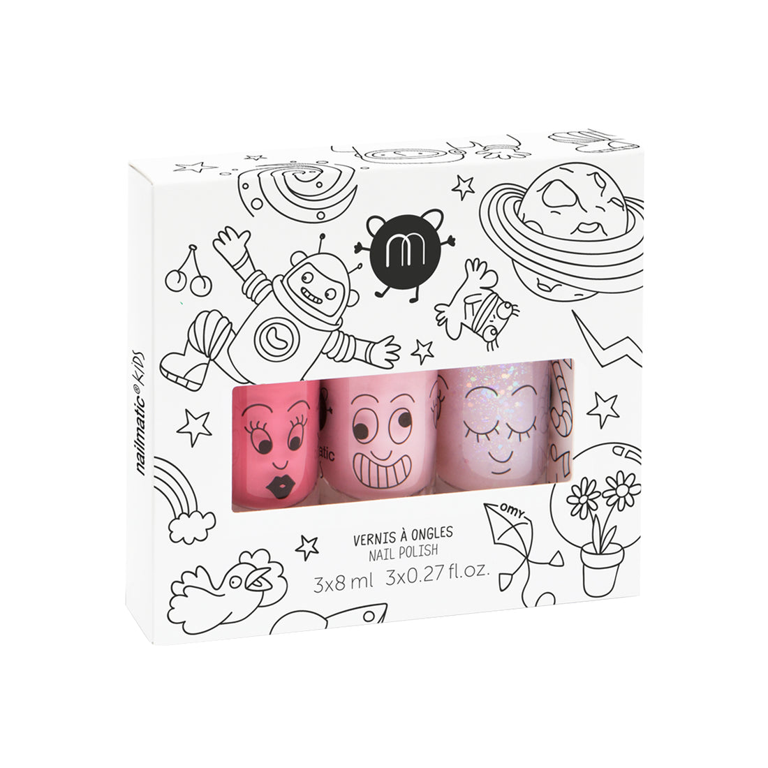 3 Nail Polishes Set - Cosmos、mySite、g9winljtr