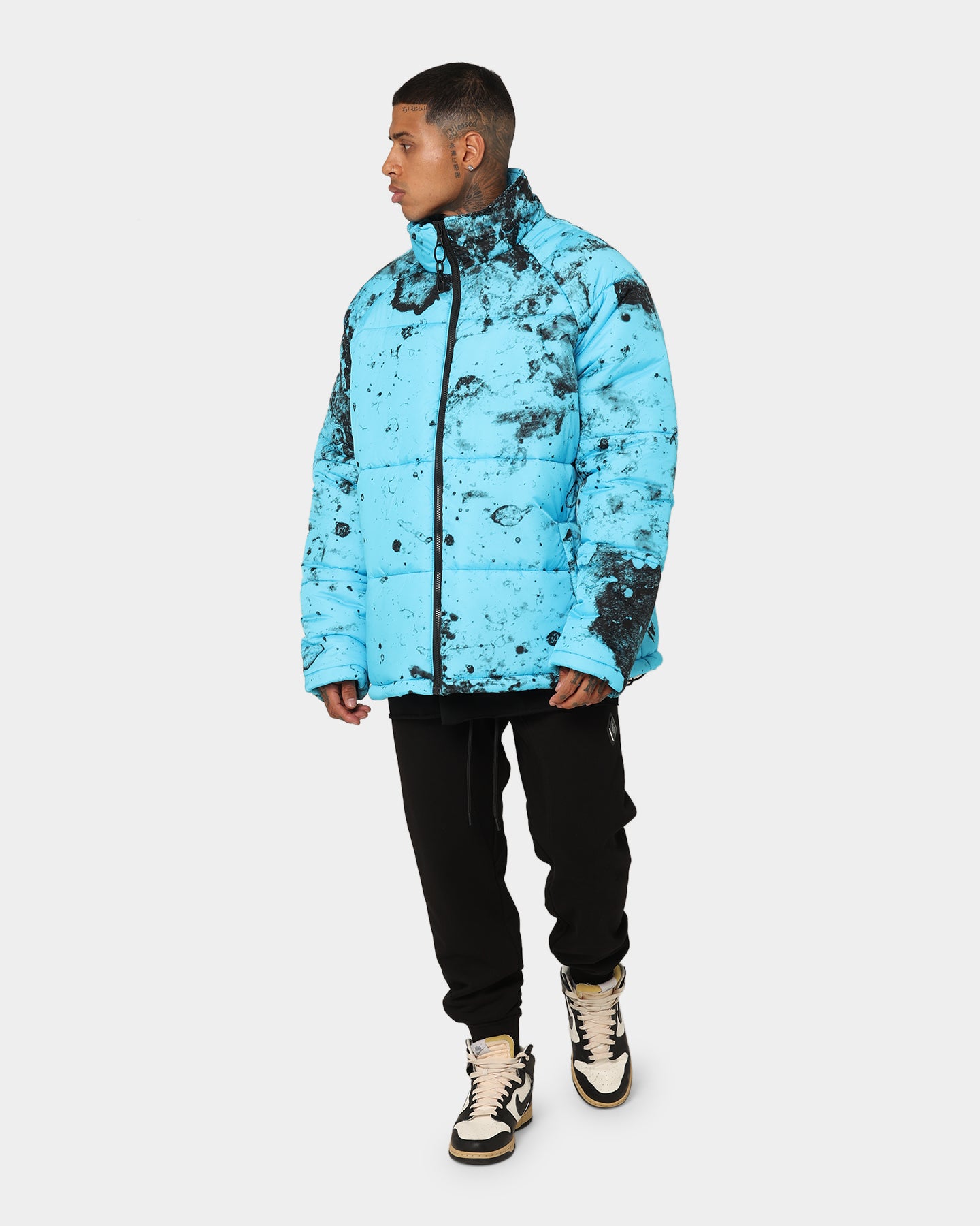 Saint Morta Acid Puffer Jacket Cyan/Black、mySite、zt4zffjzw