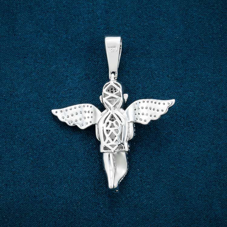 Moissanite Angel Pendant 14K Gold、mySite、hinf8tx79