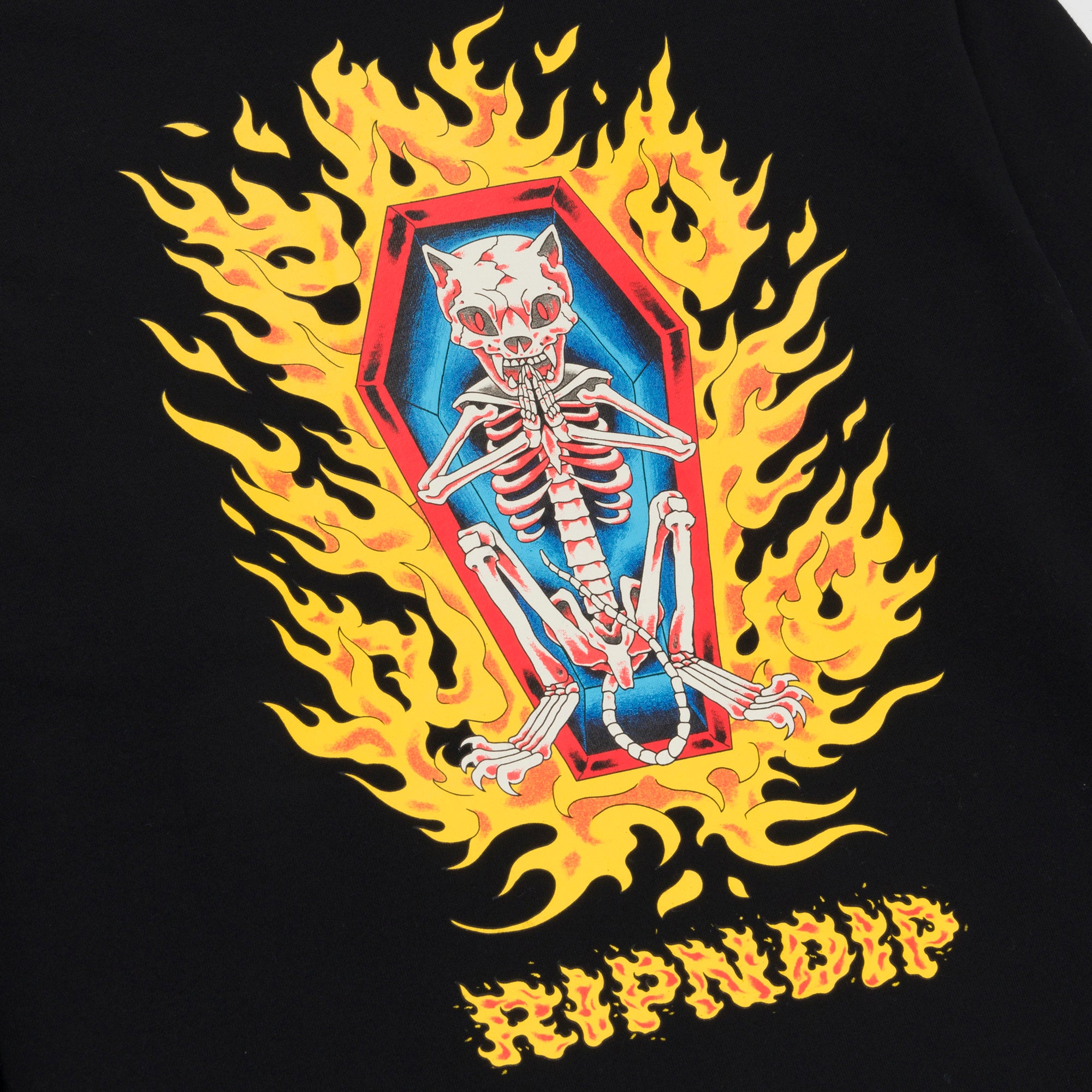  Burn In Heck Hoodie (Black)、mySite、merchandisen