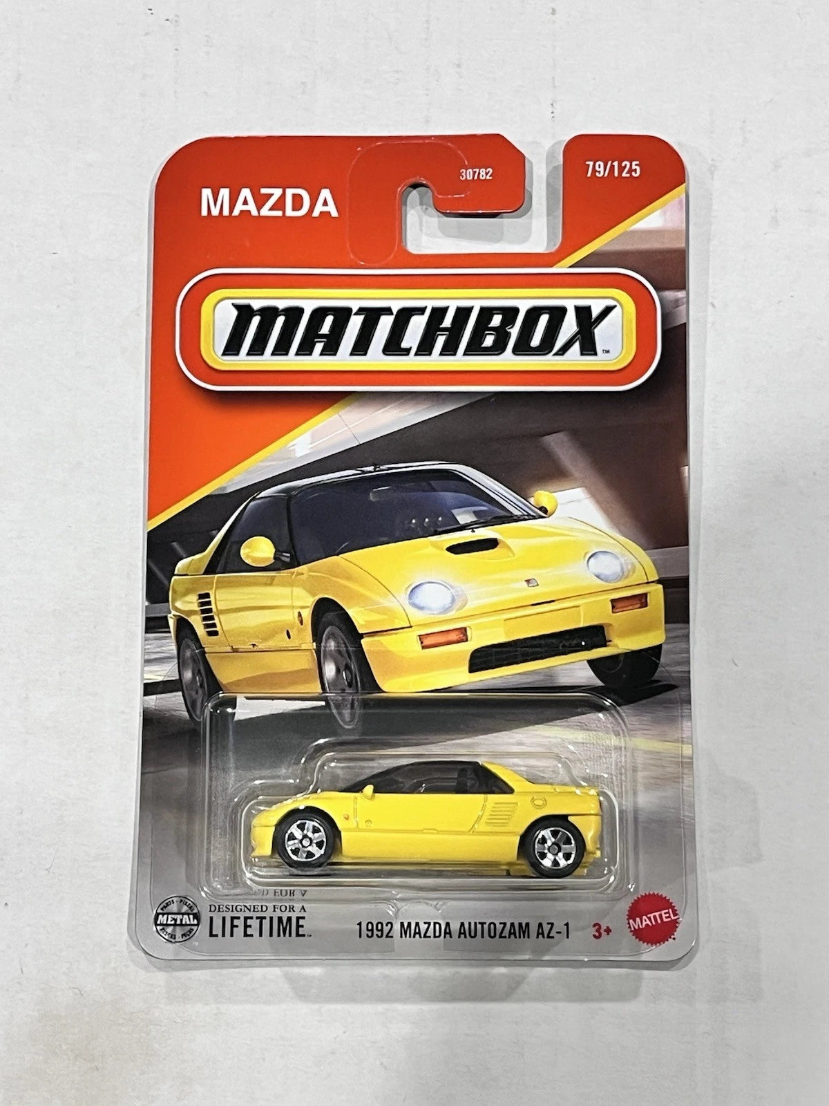 1992 Mazda Autozam AZ-1 #79 * Yellow * 2025 Matchbox Basic Case E、mySite、hgirdovlk