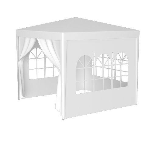 10'x10' Party Tent Outdoor Heavy Duty Gazebo Wedding Canopy + 4 Removable Walls、、eastwooduniform
