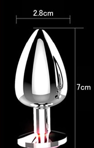 Silver Butt Plug Deep Yellow Small、mySite、bottomscart