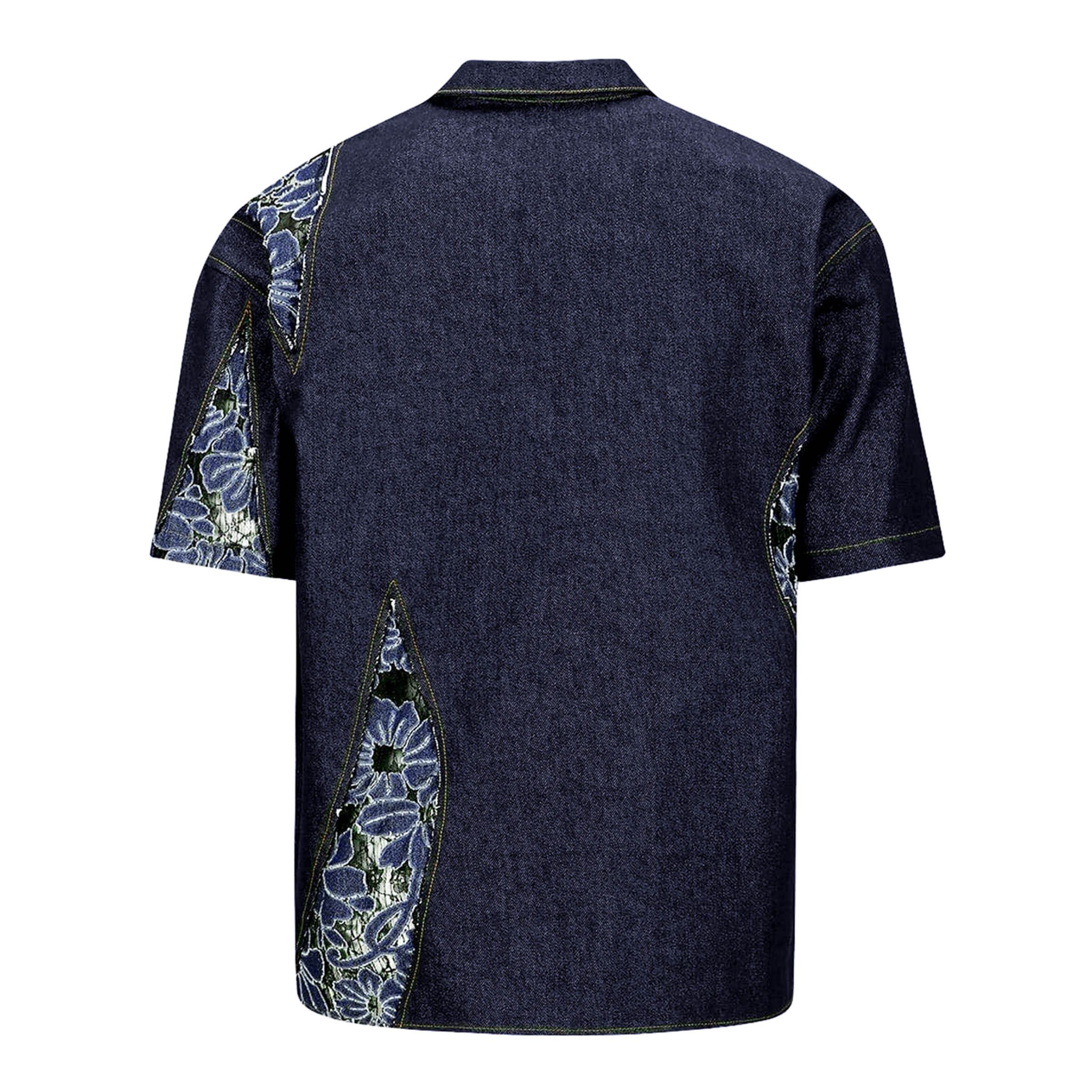 PATCHWORK OPEN COLLAR SHIRTS、mySite、zt4zffjzw