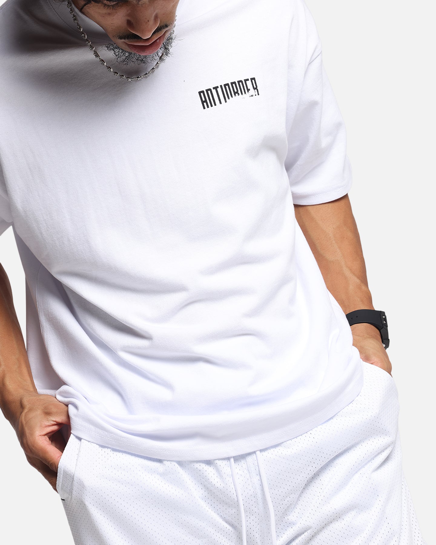 The Anti Order Ryuken Mock Neck T-Shirt White、mySite、zt4zffjzw