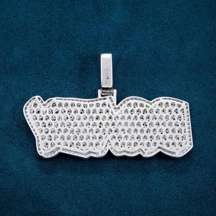 BRAZY Custom Moissanite Pendant 14K Gold、mySite、hinf8tx79