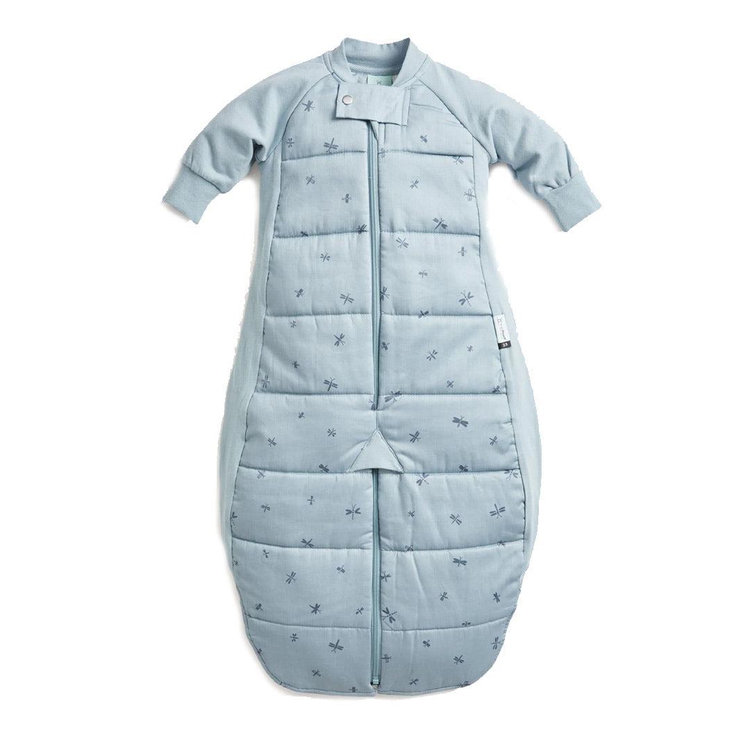  ergoPouch - Organic Winter Long Sleeved 2 In 1 Sleeping Suit Bag - 3.5 TOG - Dragonflies、mySite、merchandisen