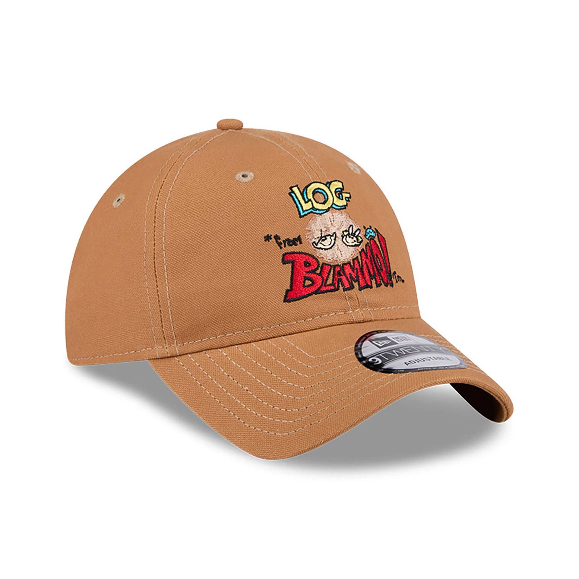 Ren And Stimpy Log From Blammo Beige 9TWENTY Adjustable Cap、mySite、vikingsvslions