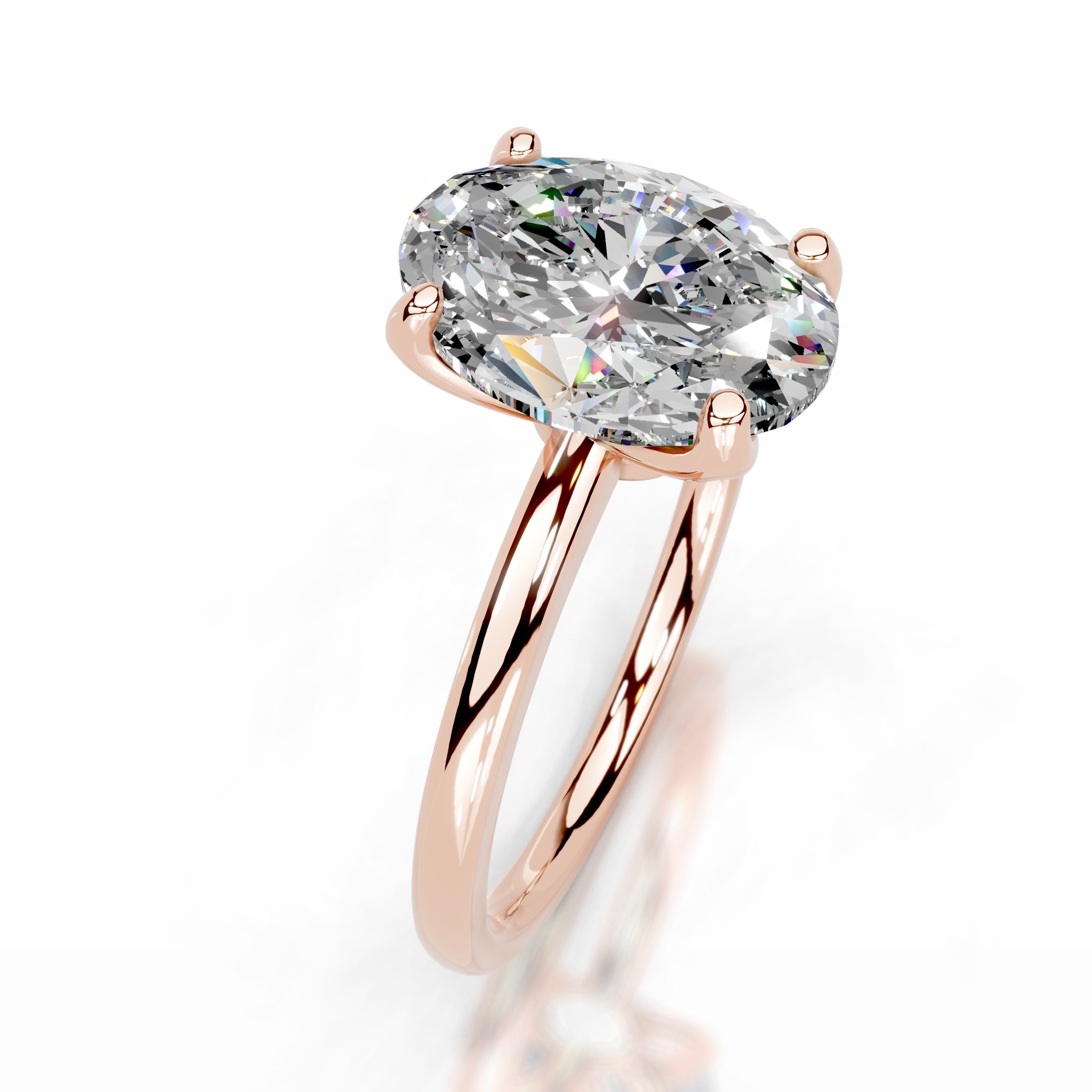 Phoenix Moissanite Ring - 14K Rose Gold、mySite、hinf8tx79