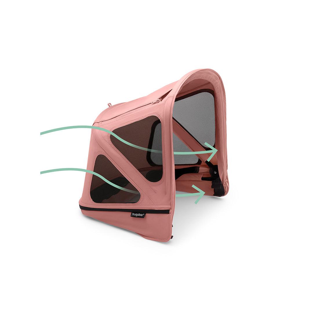  Bugaboo Donkey Breezy Sun Canopy - Morning Pink、mySite、merchandisen
