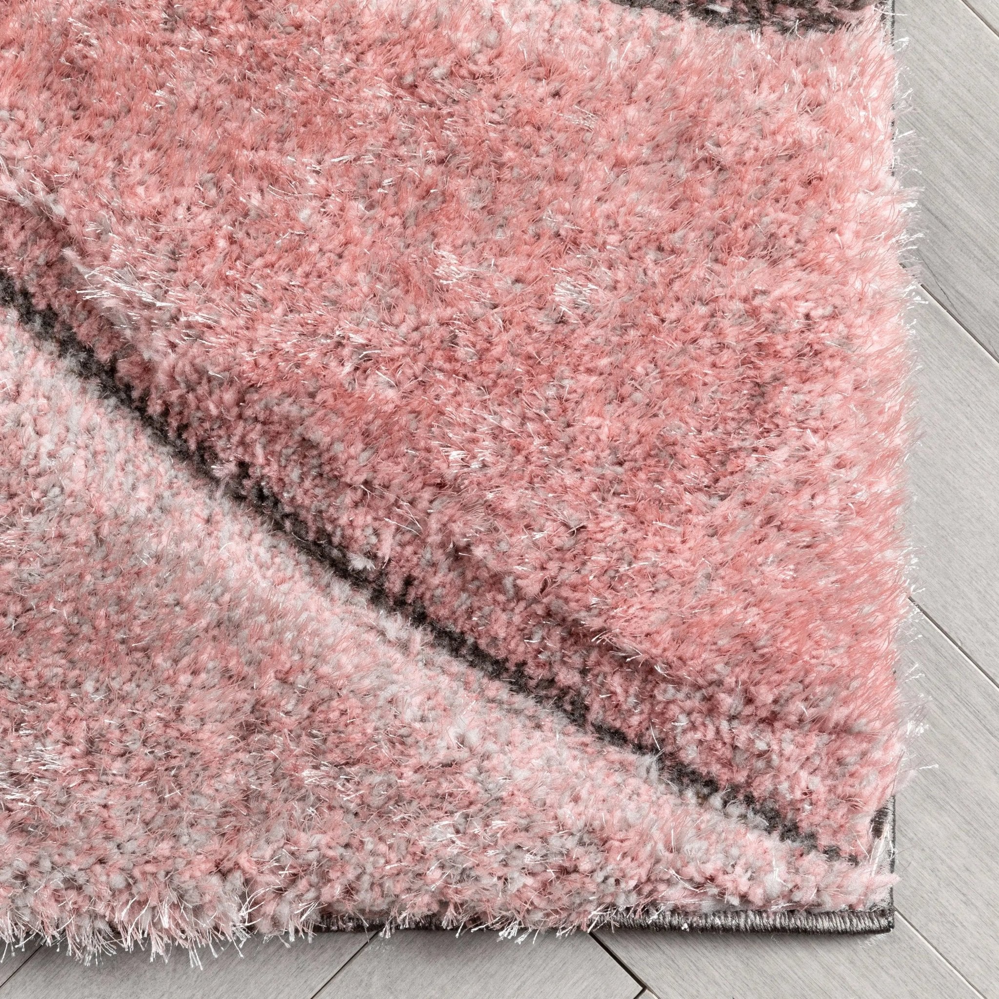 Luz Modern Geometric Blush 3D Textured Thick & Soft Shag Rug、mySite、gigharbornorthrealestate