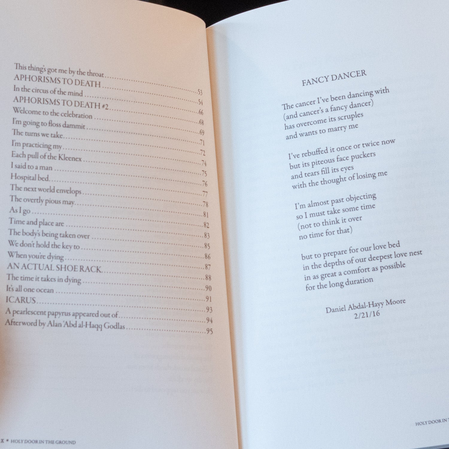 Holy Door in the Ground: Last Poems、mySite、topwebapps