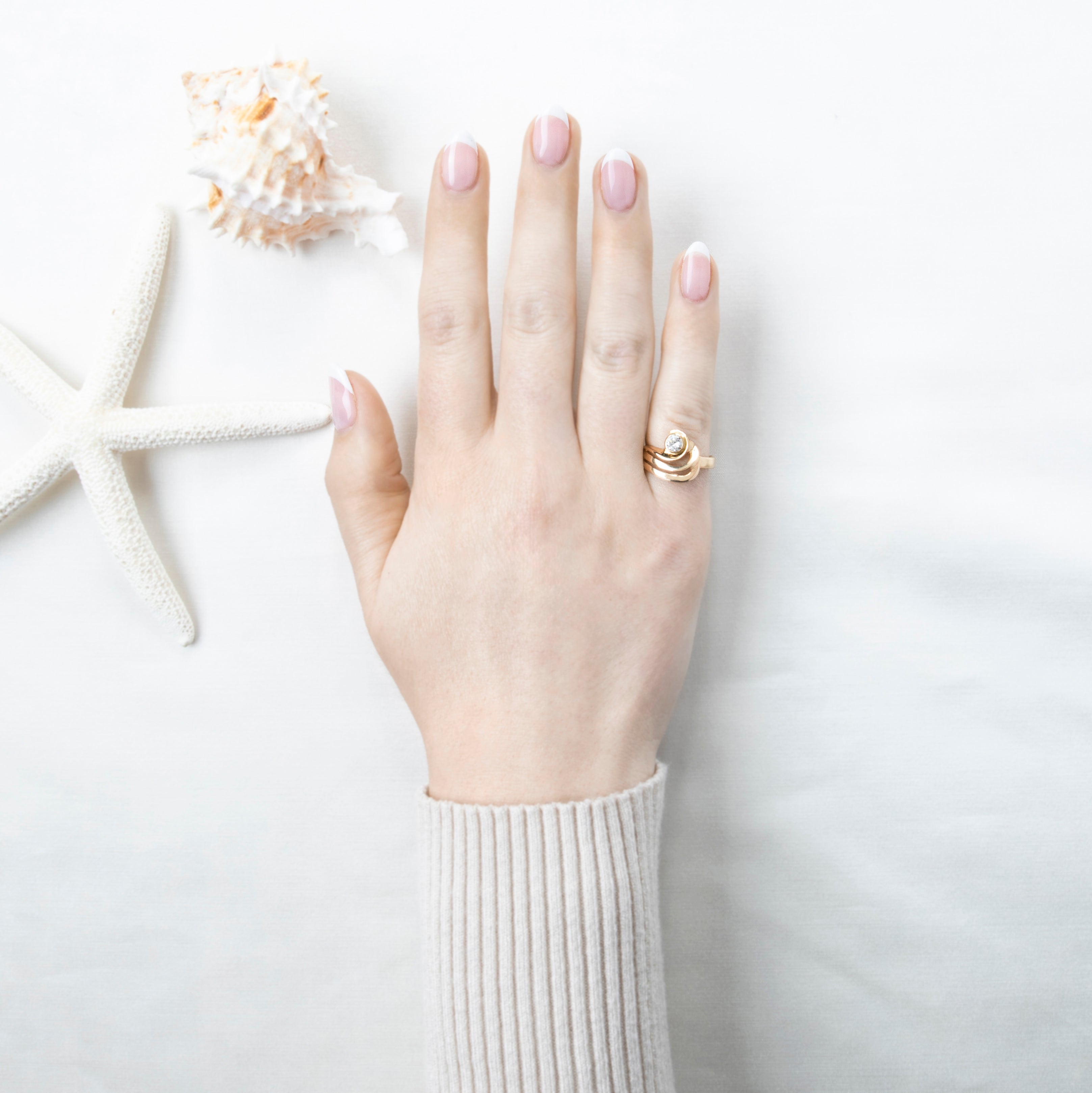 Vintage 14k Yellow Gold .26ct Diamond Stunning Asymmetric Ring 6.50、mySite、hinf8tx79