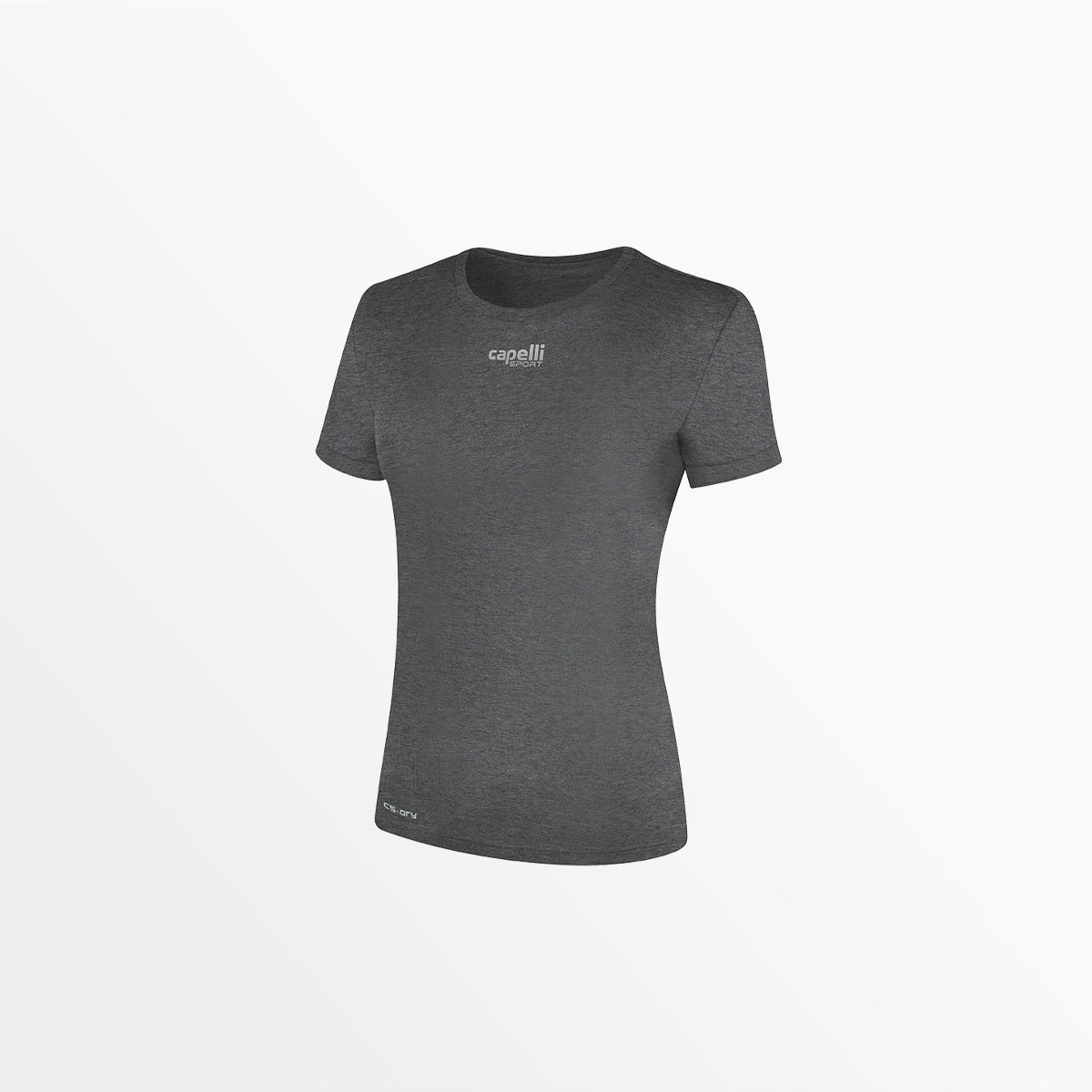 WOMEN'S BASICS CREW NECK POLY TEE