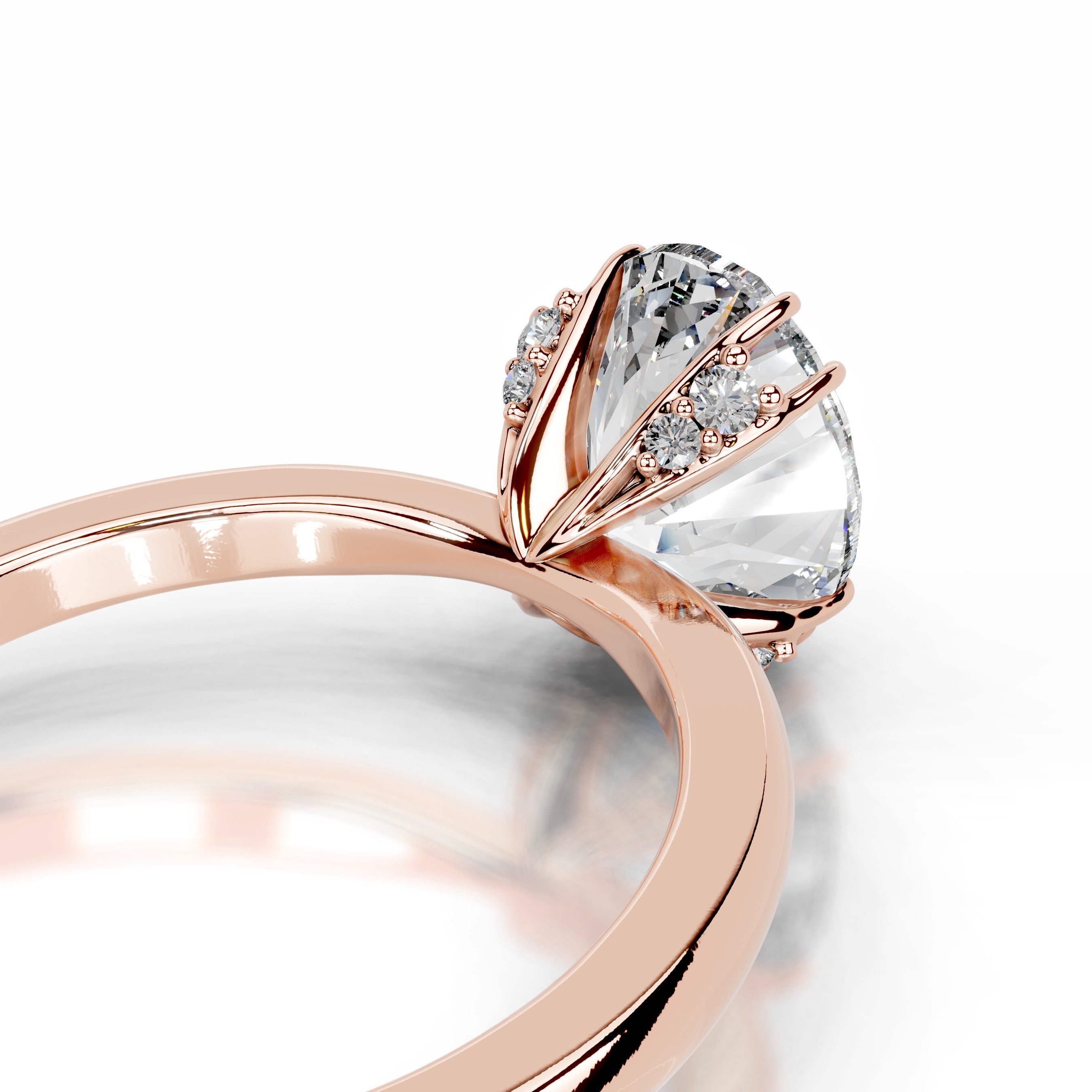 Ballina Lab Grown Diamond Ring - 14K Rose Gold、mySite、hinf8tx79