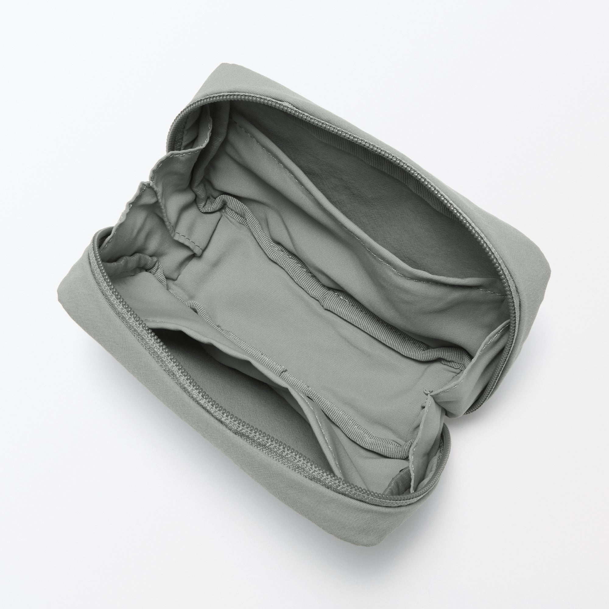  Wrinkled Nylon Wide-Opening Pouch - Medium、mySite、sugarbowlscore