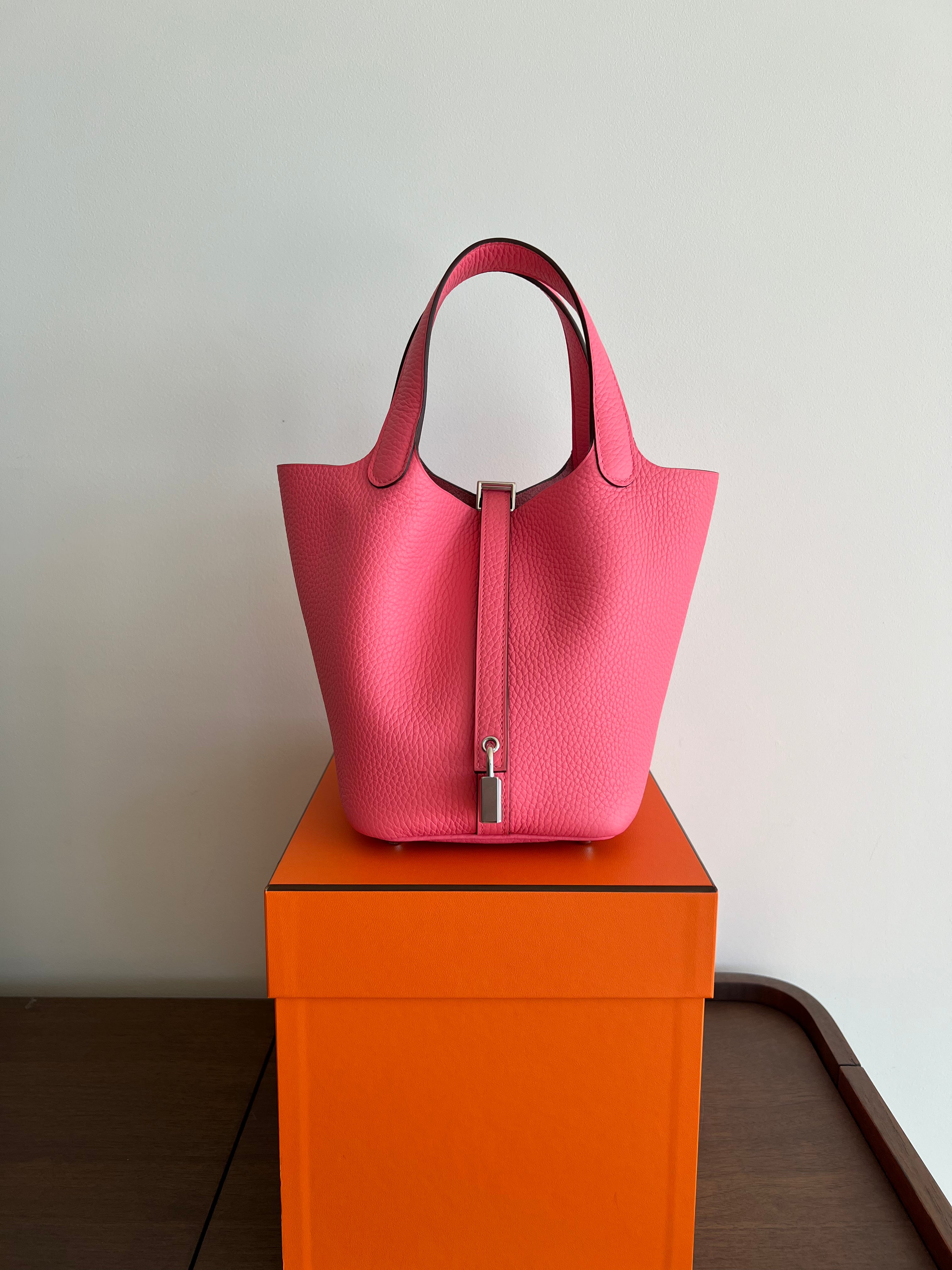 Hermès Picotin 18cm Rose Azalee PHW、mySite、garminoutage.com