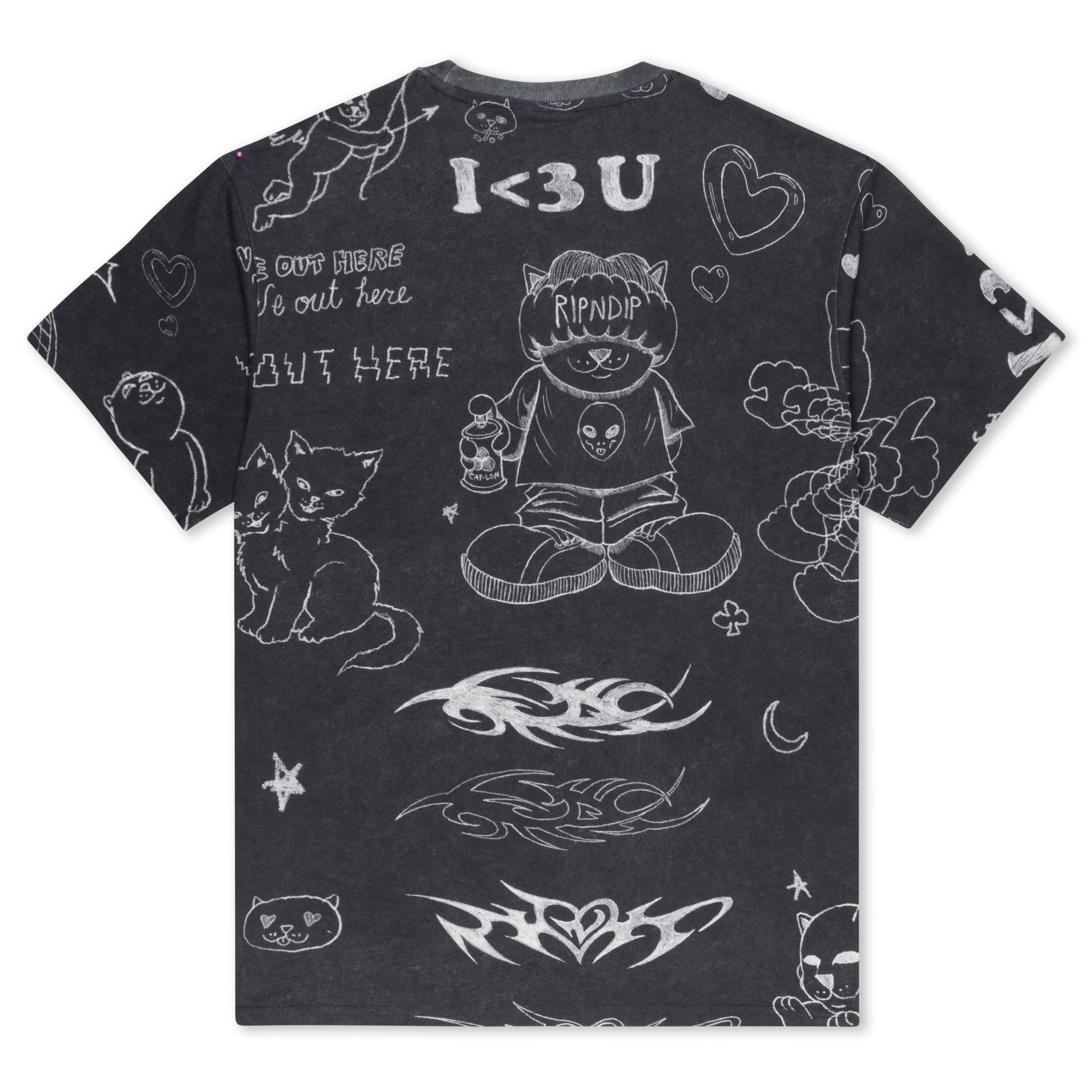  Nermal Domination Tee (Black Wash)、mySite、merchandisen