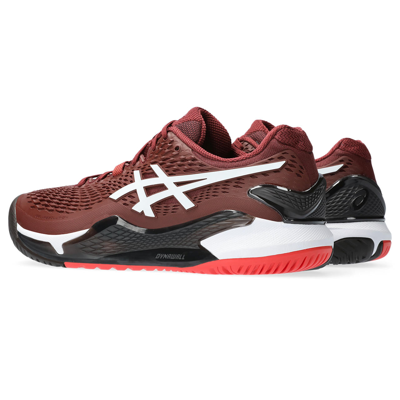 Asics Gel Resolution 9 Men's Tennis Shoe (Red/White)