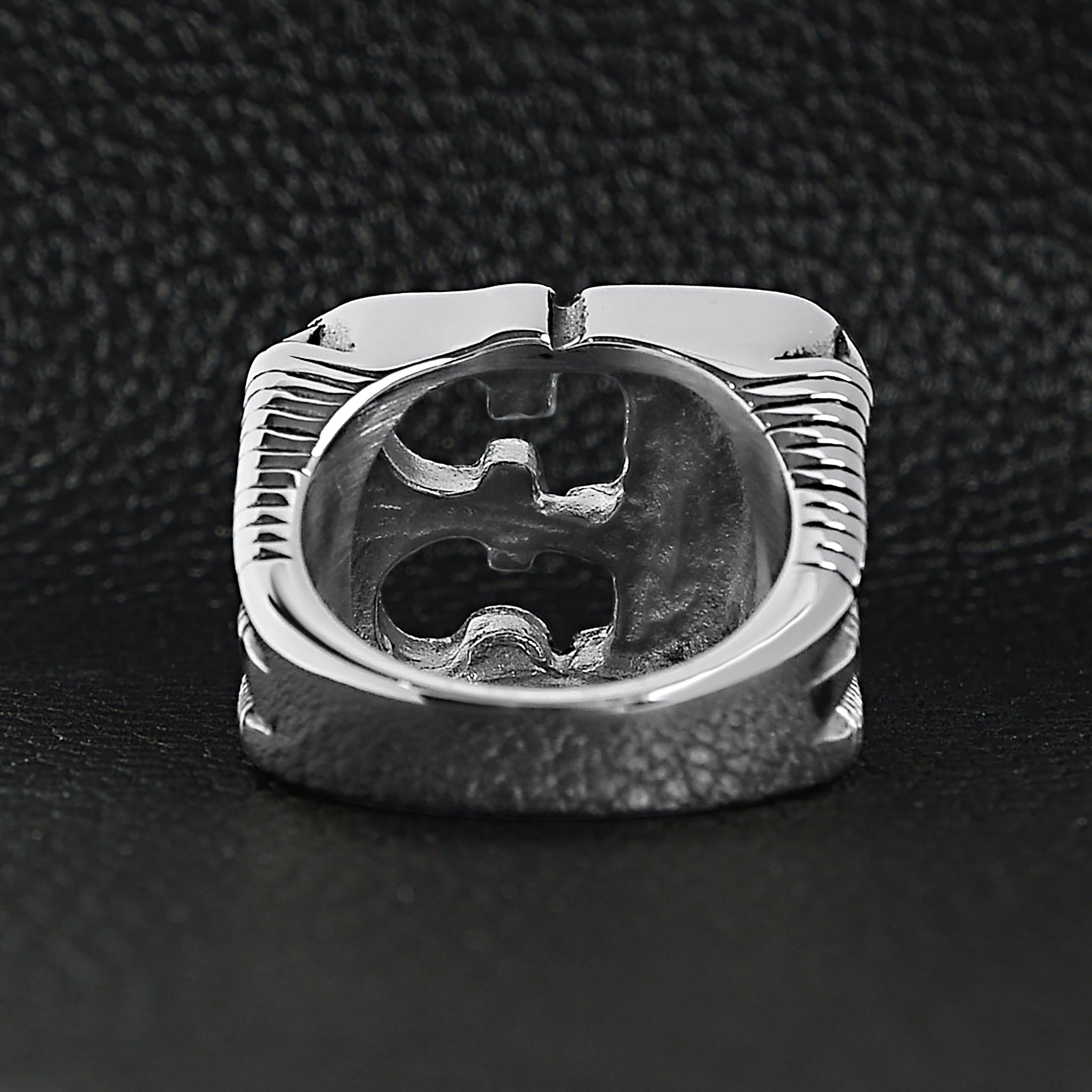 Stainless Steel Black Gothic 13 Dragon Claw Signet Ring / SCR4089、mySite、dreamappss