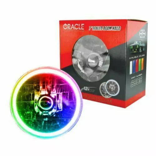 ORACLE Pre-Installed 7 H6024/PAR56 Sealed Beam Halo - ColorSHIFT 6905-333、mySite、nflplayoffbracketp