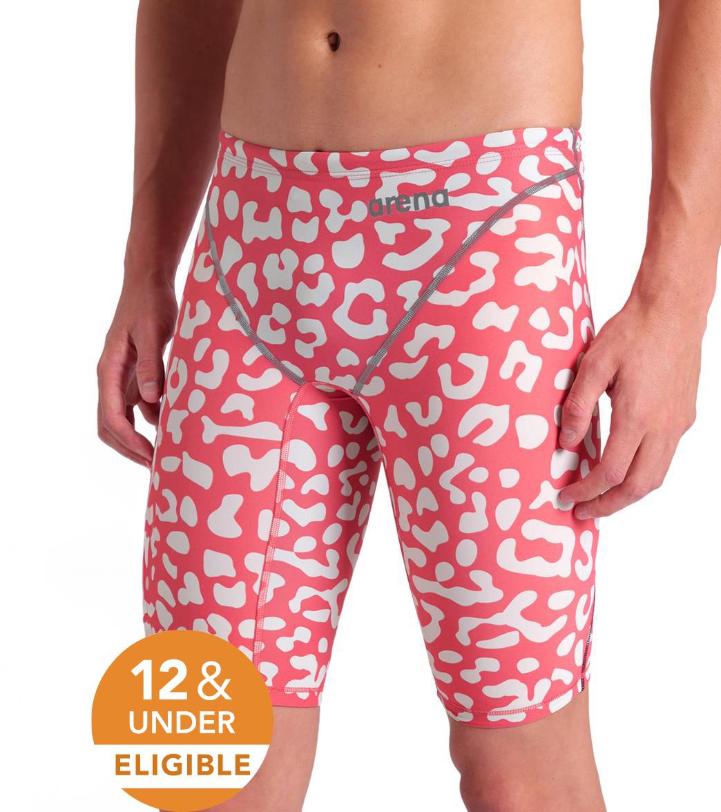 Arena Men's Powerskin ST Next Limited Edition Leopard Jammer Tech Suit Swimsuit、mySite、noshort