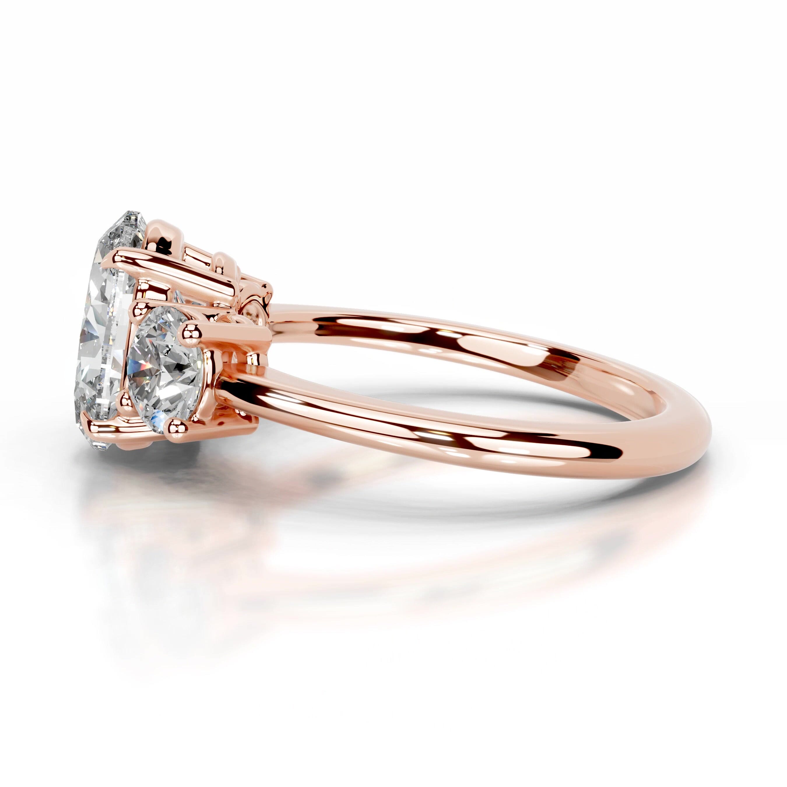 Emanuela Diamond Engagement Ring - 14K Rose Gold、mySite、hinf8tx79
