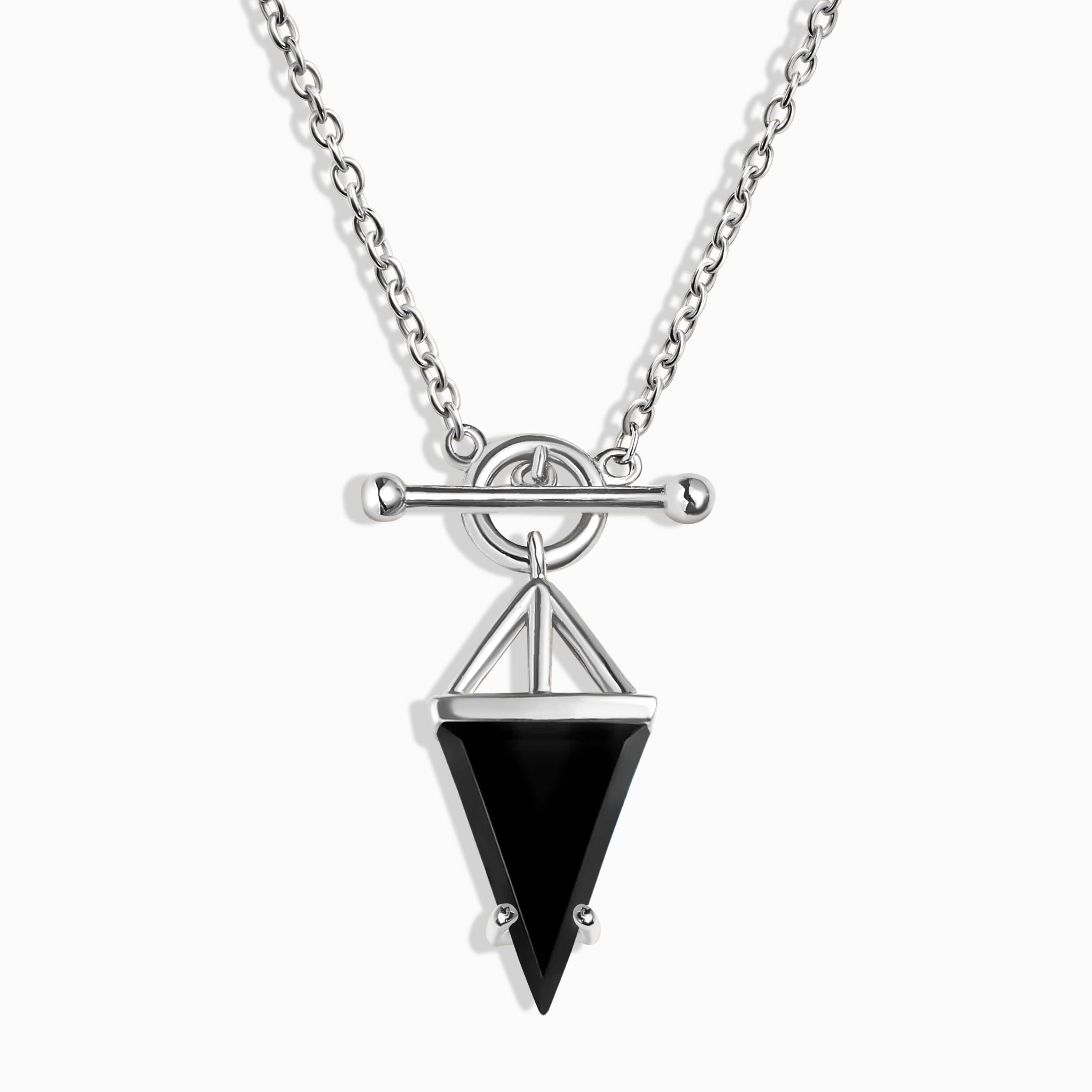 Black Obsidian Necklace - Heroine T-Lock Look Gift、mySite、hinf8tx79