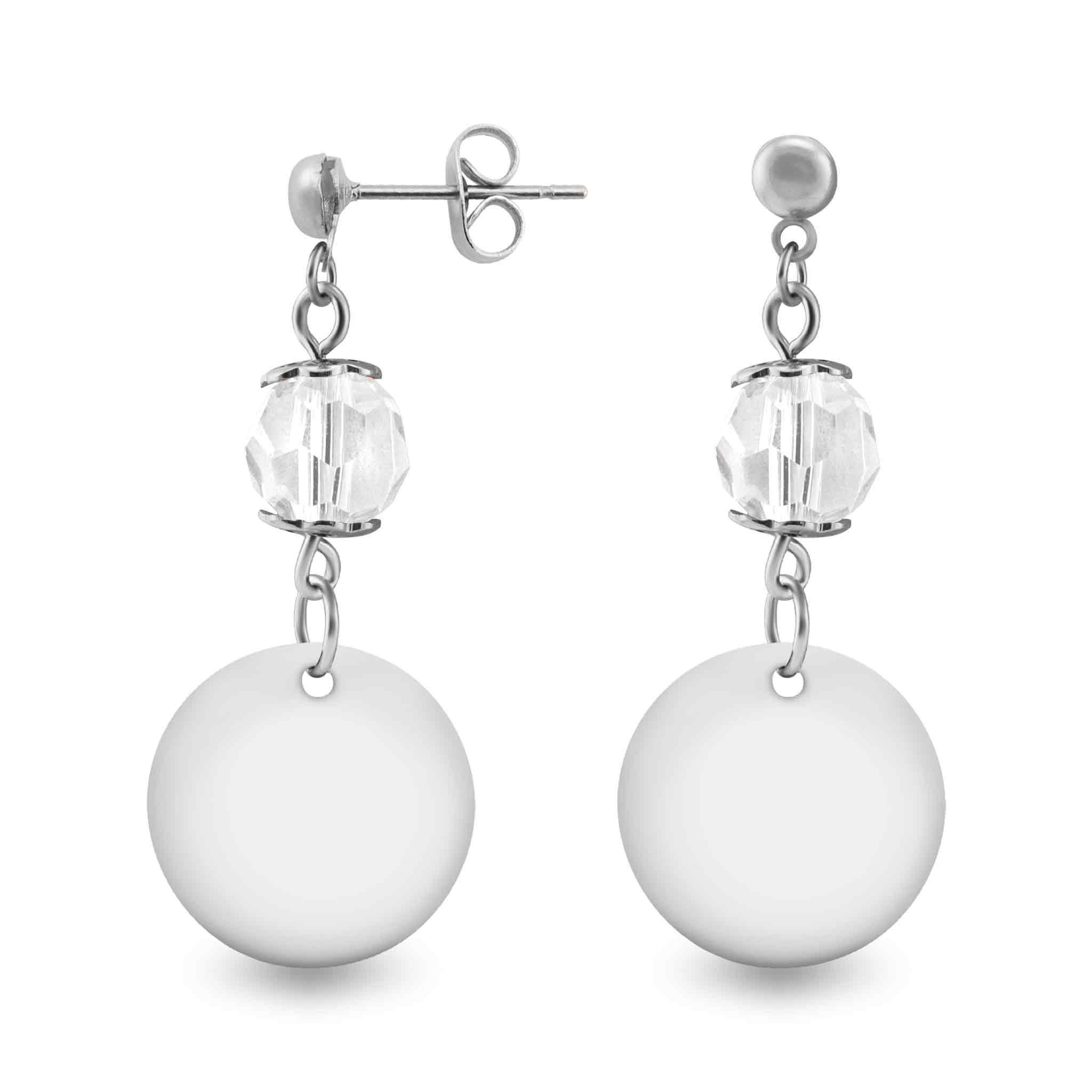 CZ Stainless Steel Birthstone Earrings / SBB0063、mySite、dreamappss