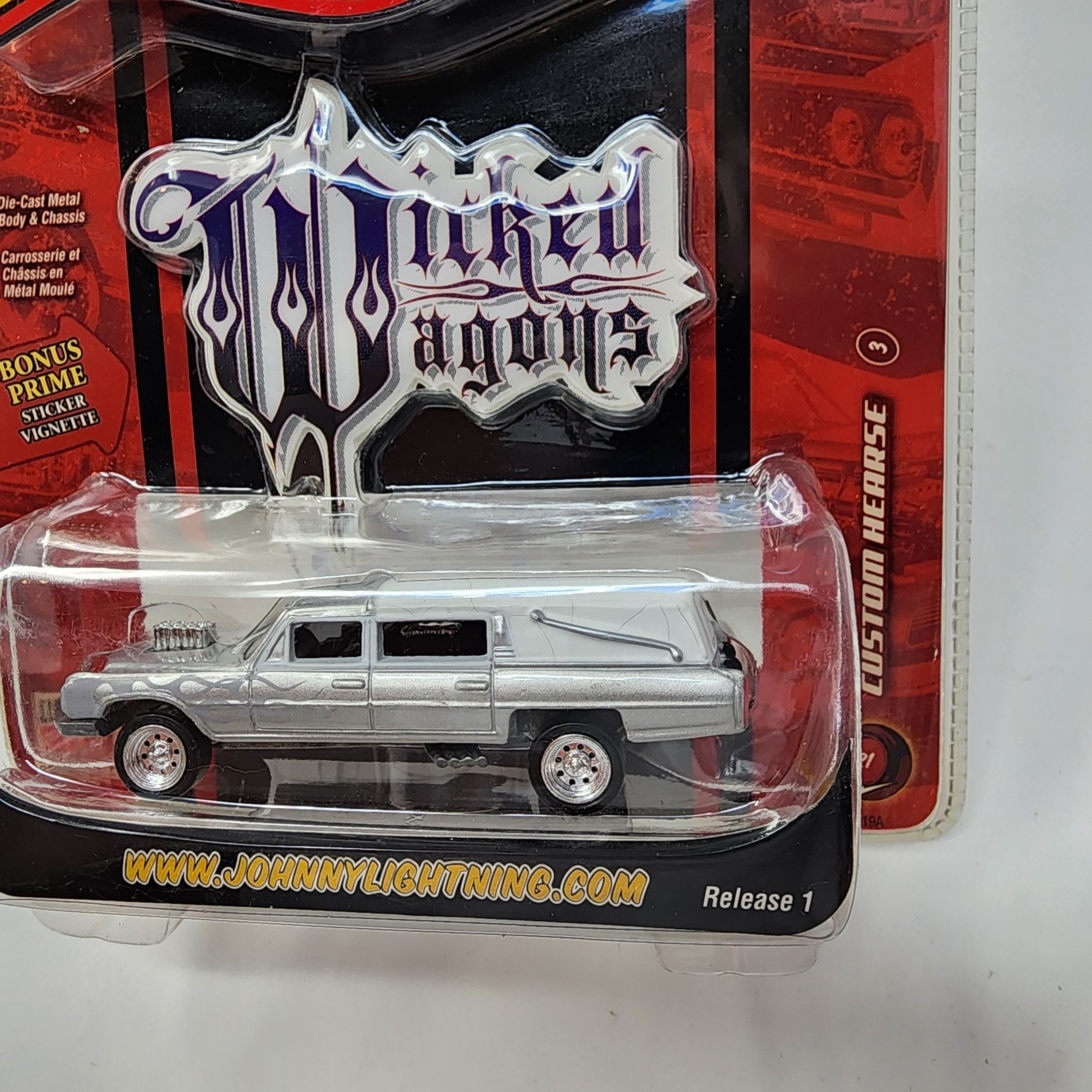 Custom Hearse * Silver * Johnny Lightning Wicked Wagons、mySite、hgirdovlk
