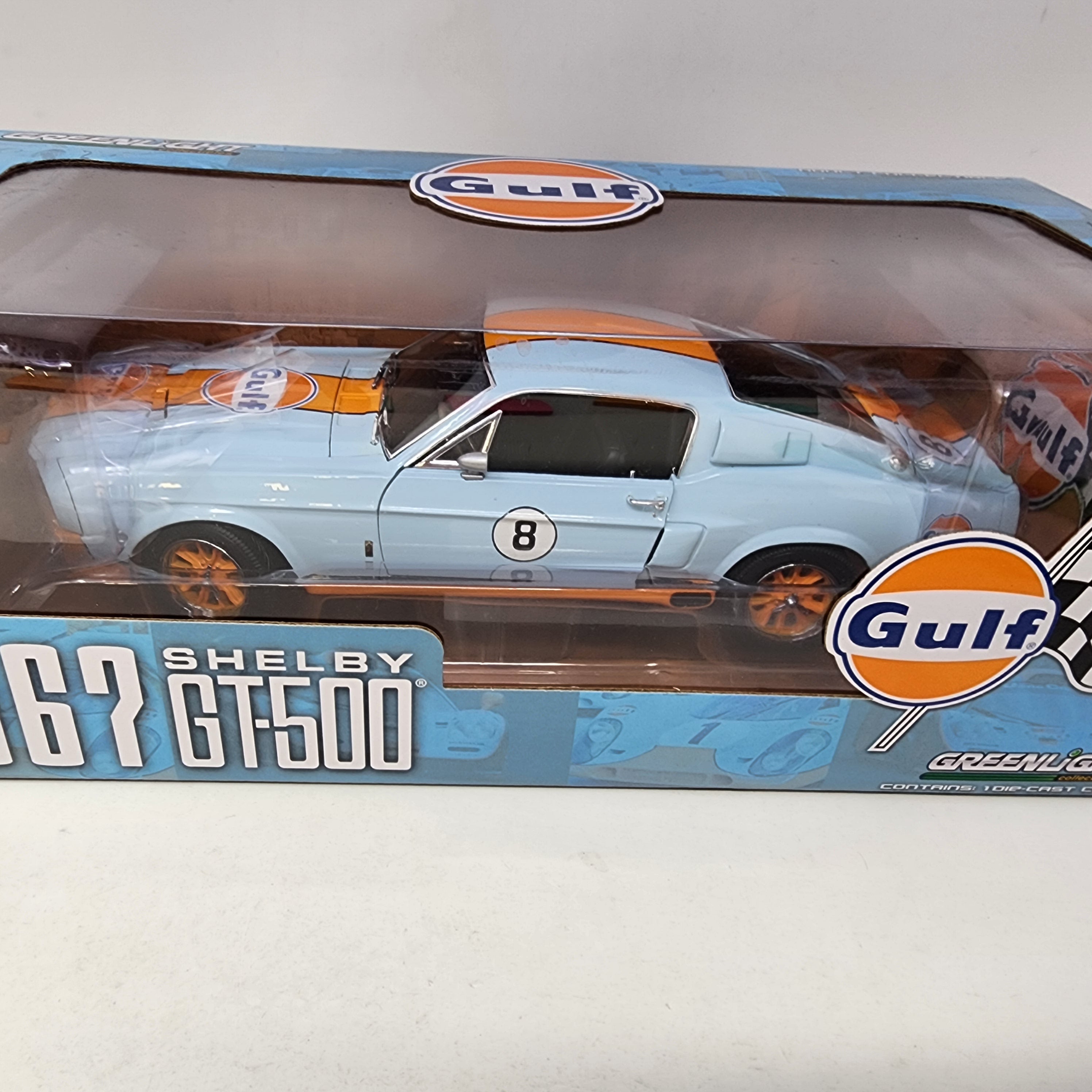 1967 Shelby GT-500 Gulf Racing * 1/18 Scale Greenlight、mySite、hgirdovlk