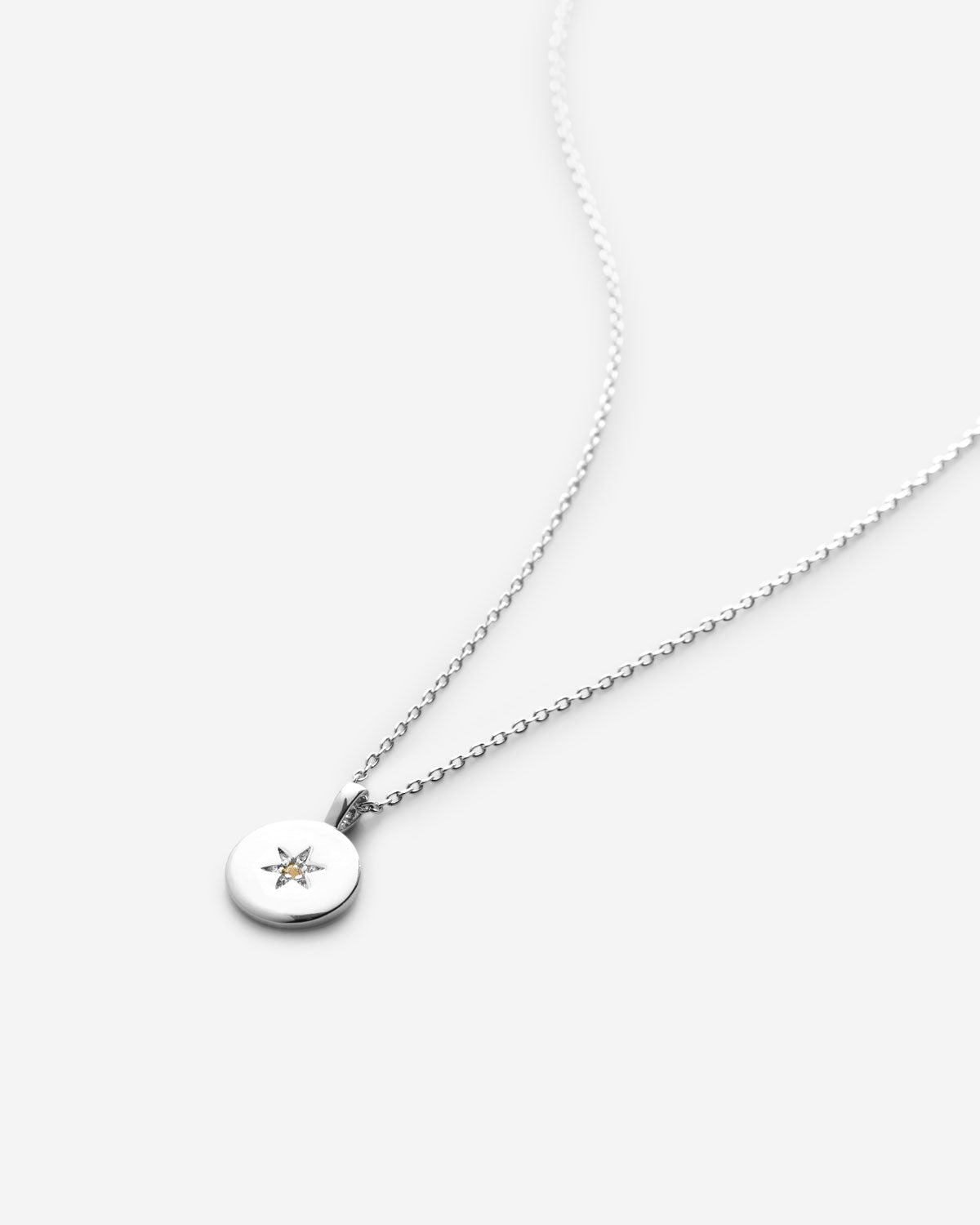 Birthstone Pendant Necklace — White Topaz、mySite、hinf8tx79