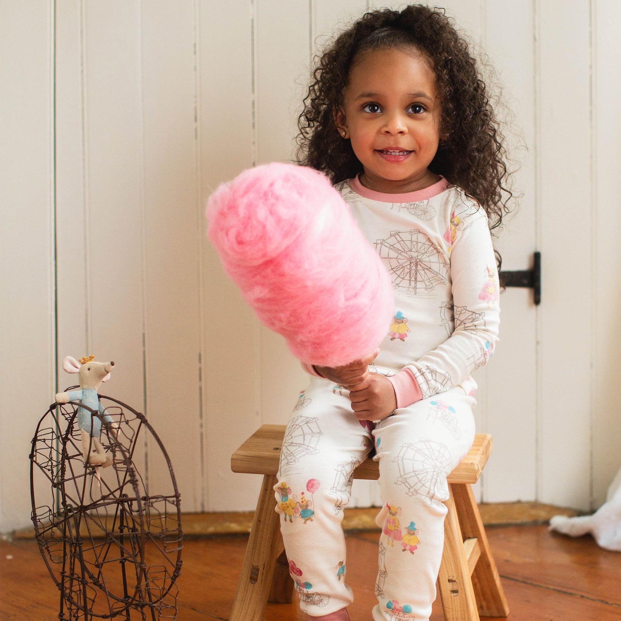 Fall Carnival Organic Two-Piece Pajamas、mySite、g9winljtr