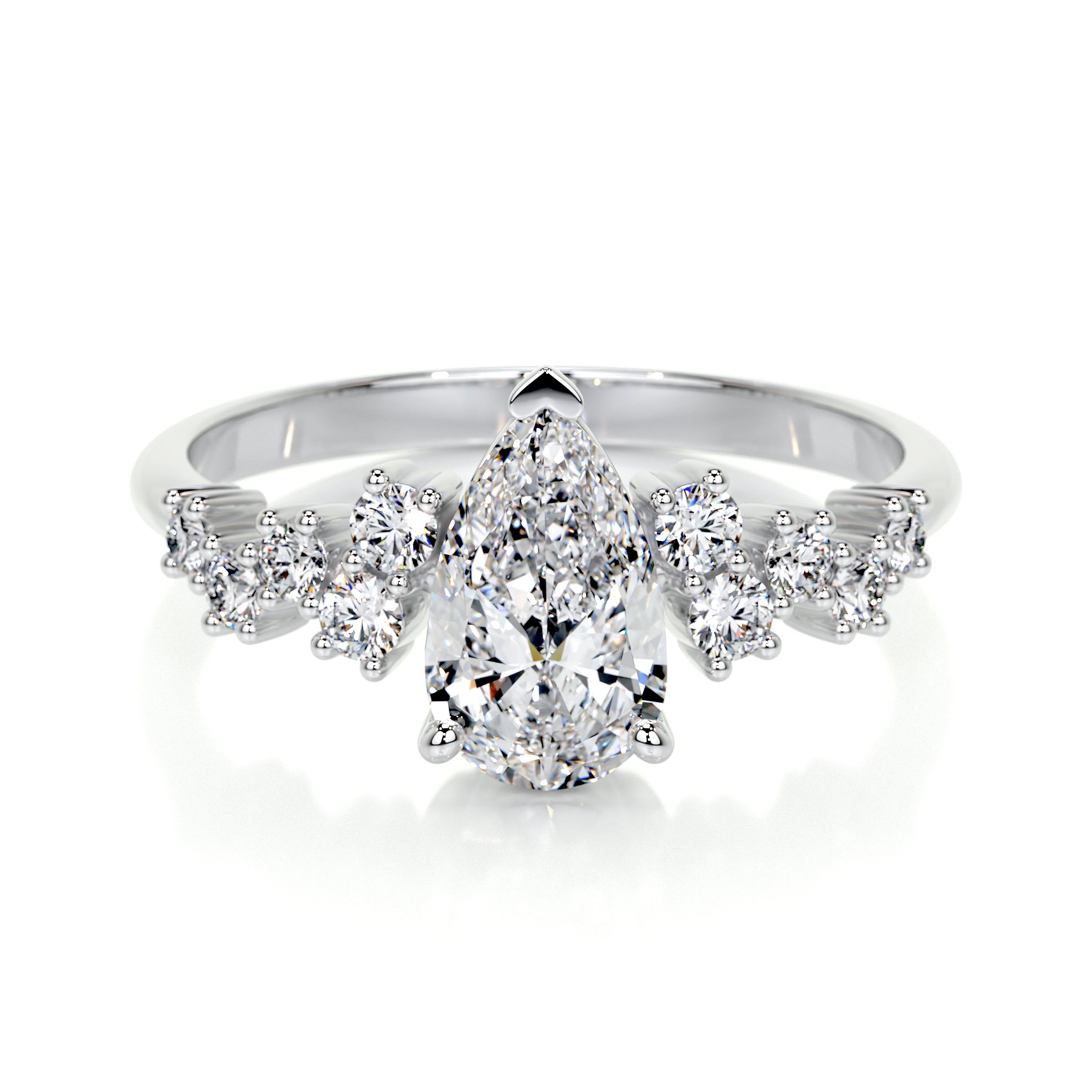 Mabel Lab Grown Diamond Ring -18K White Gold、mySite、hinf8tx79