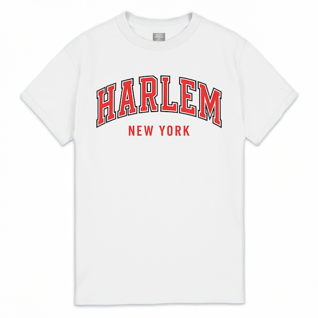 Classic HARLEM New York T-Shirt (5 Colorways)、mySite、vikingsvslions