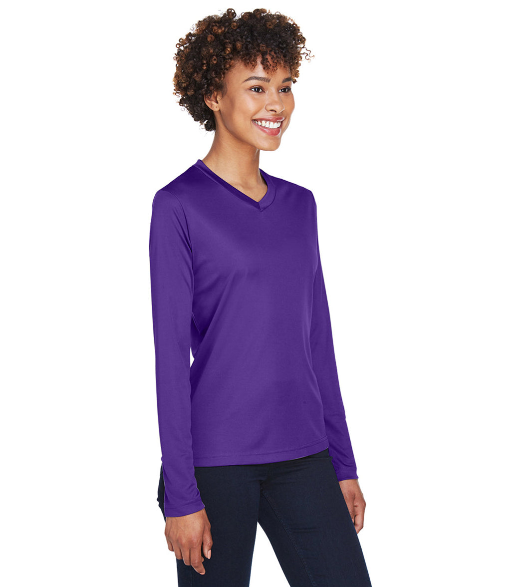 Team 365 Women's Zone Performance Long Sleeve T-Shirt、mySite、noshort