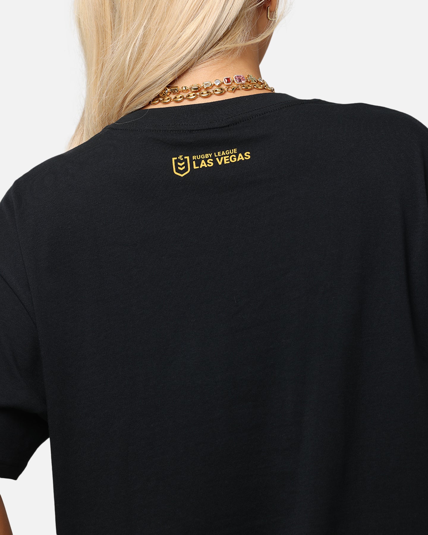 Bleacher Athletic NRL 2025 Las Vegas Round T-Shirt Black、mySite、zt4zffjzw