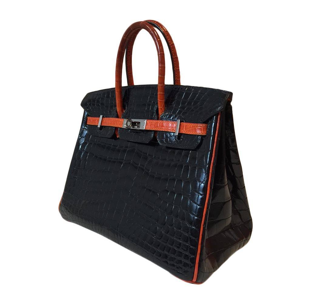 Hermès Bi-Color Birkin Crocodile Bag 25cm、mySite、garminoutage.com