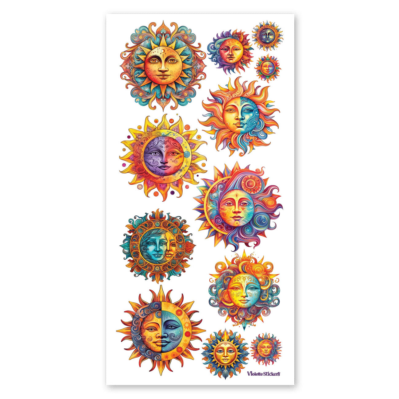  Sun & Moon Medallion Stickers、mySite、ghnorth