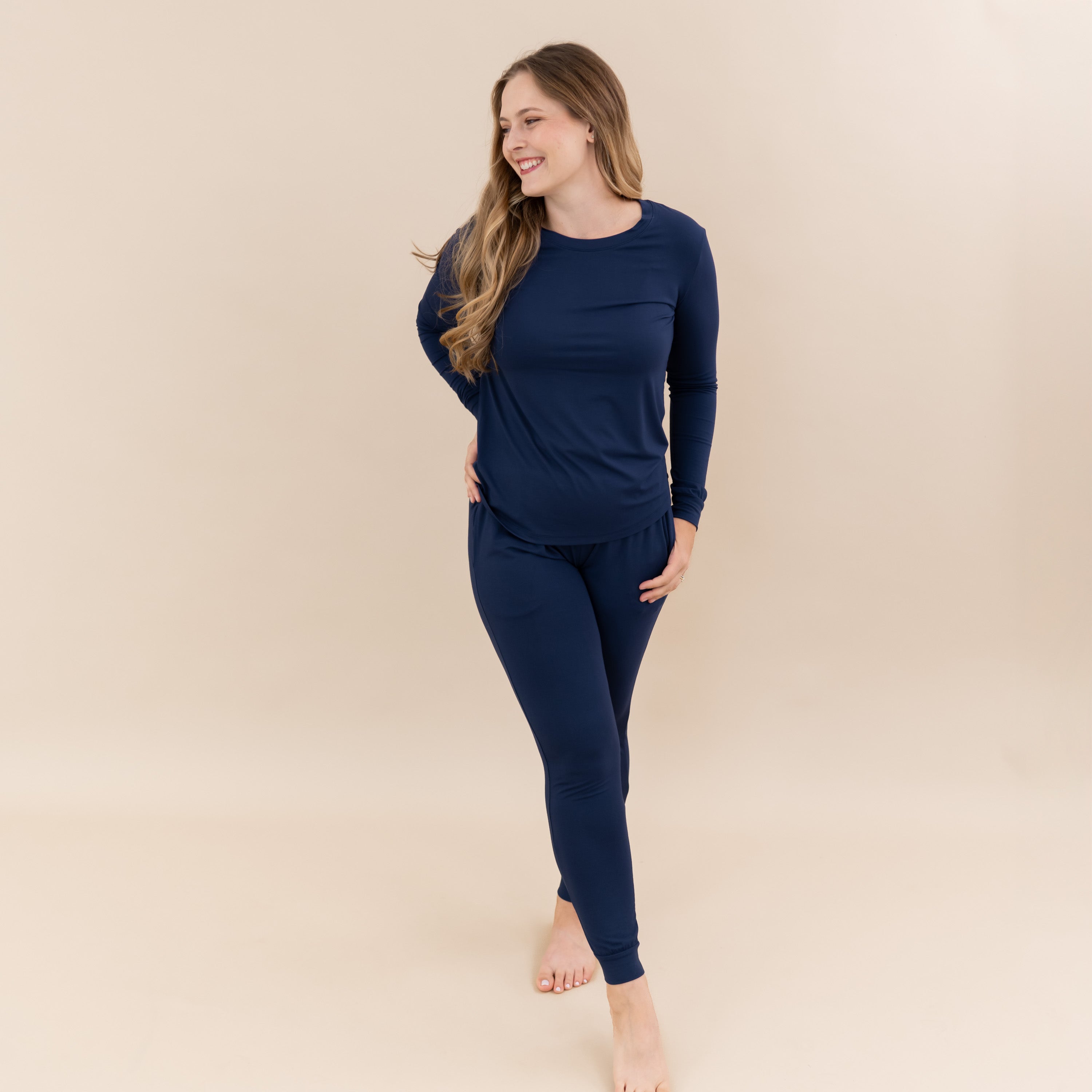  Women's Jogger Pajama Set in Navy、mySite、layawaytickets
