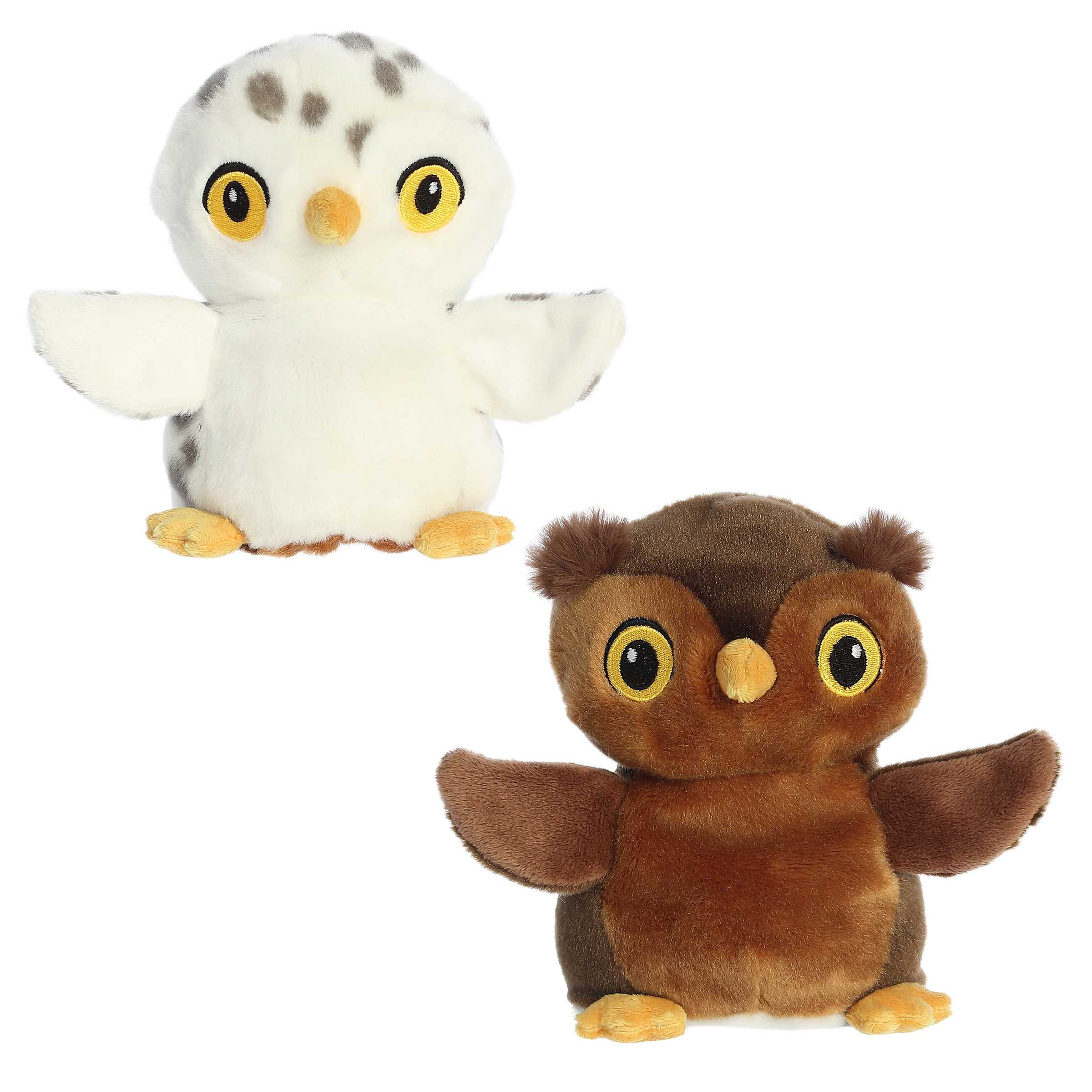 Aurora® - Eco Nation™ - Reversible Eco Pairs - 6.5 Snowy Owl and Barn Owl、mySite、g9winljtr
