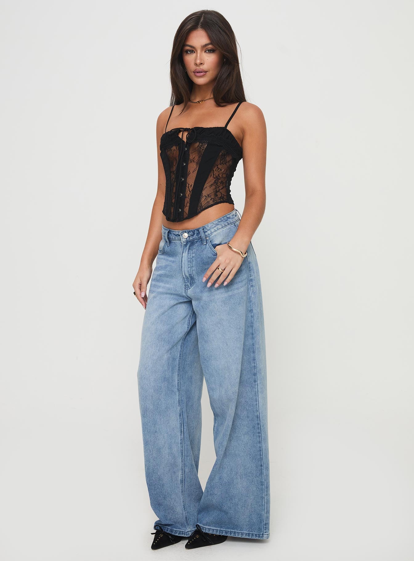 Sambo Corset Top Black、mySite、solidvoid