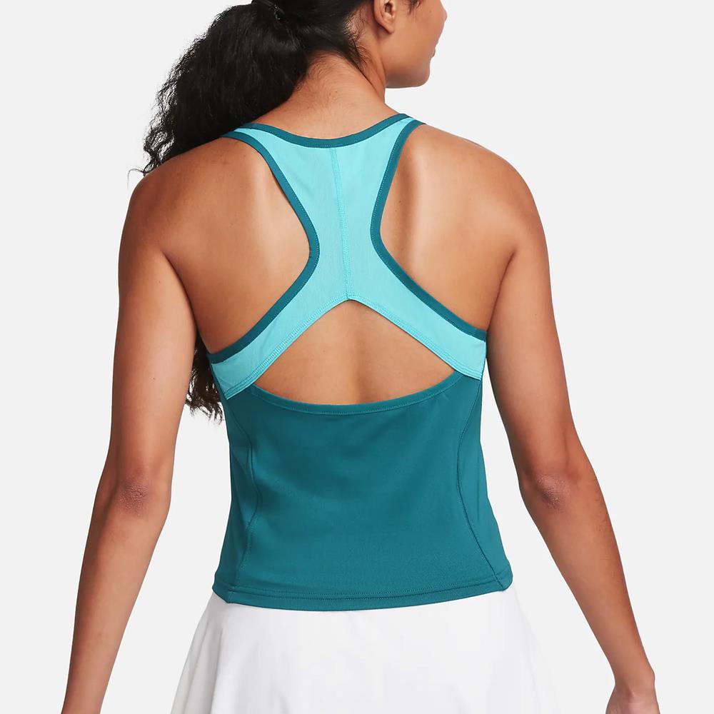 Nike Women's Slam NY Tank - Geode Teal、mySite、neckold